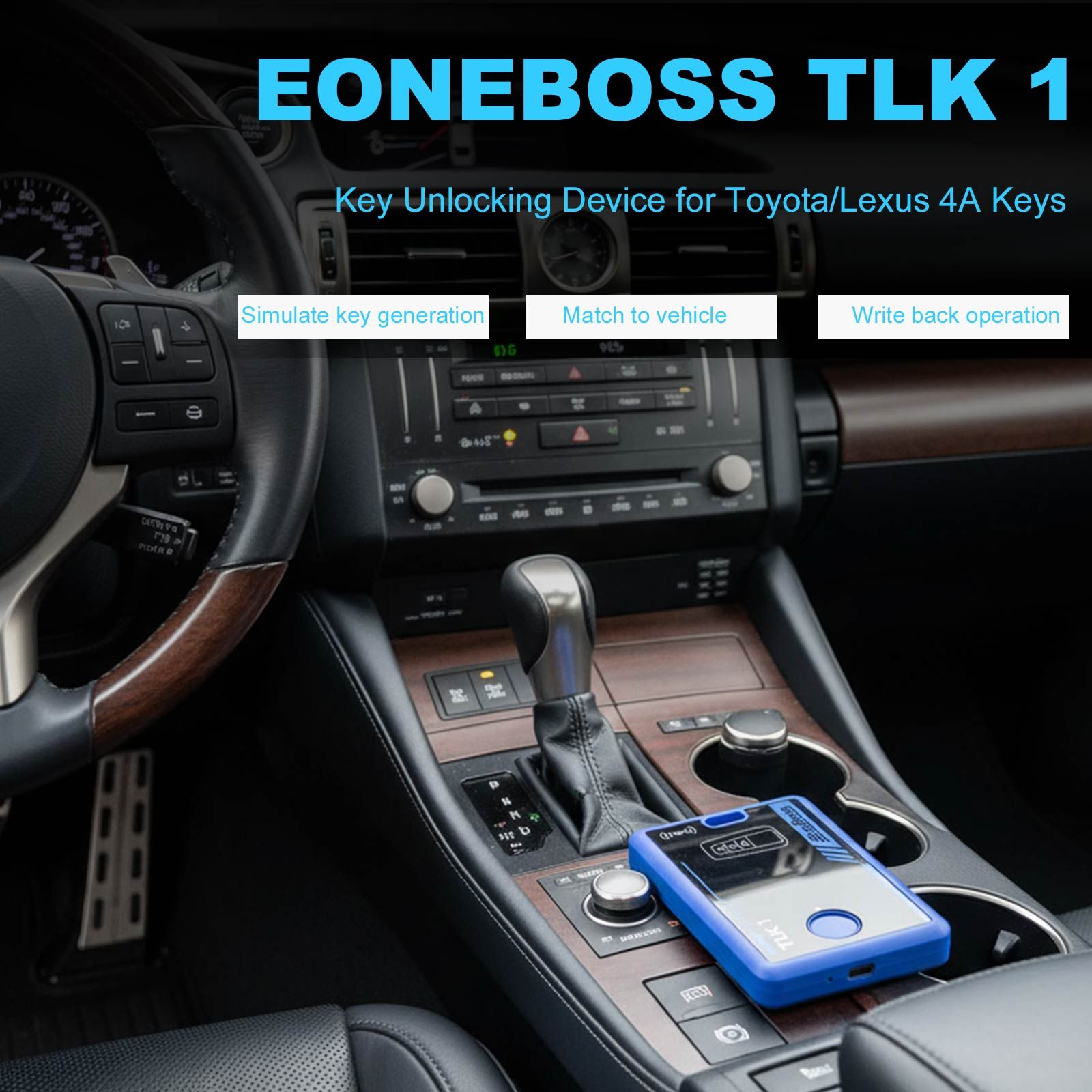 EONEBOSS TLK1+ GODIAG IM001 Schlüsselentsperrgerät für Toyota und Lexus – Wiederverwendung gesperrter 8A- und 4A-Schlüssel