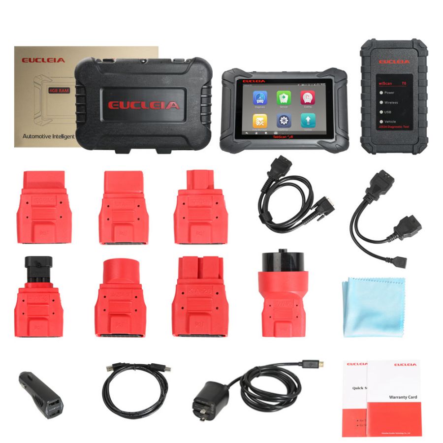 EUCLEIA TabScan S8 Automotive Intelligent Dual -Mode Diagnostic System Free Update Online for 18 Monate