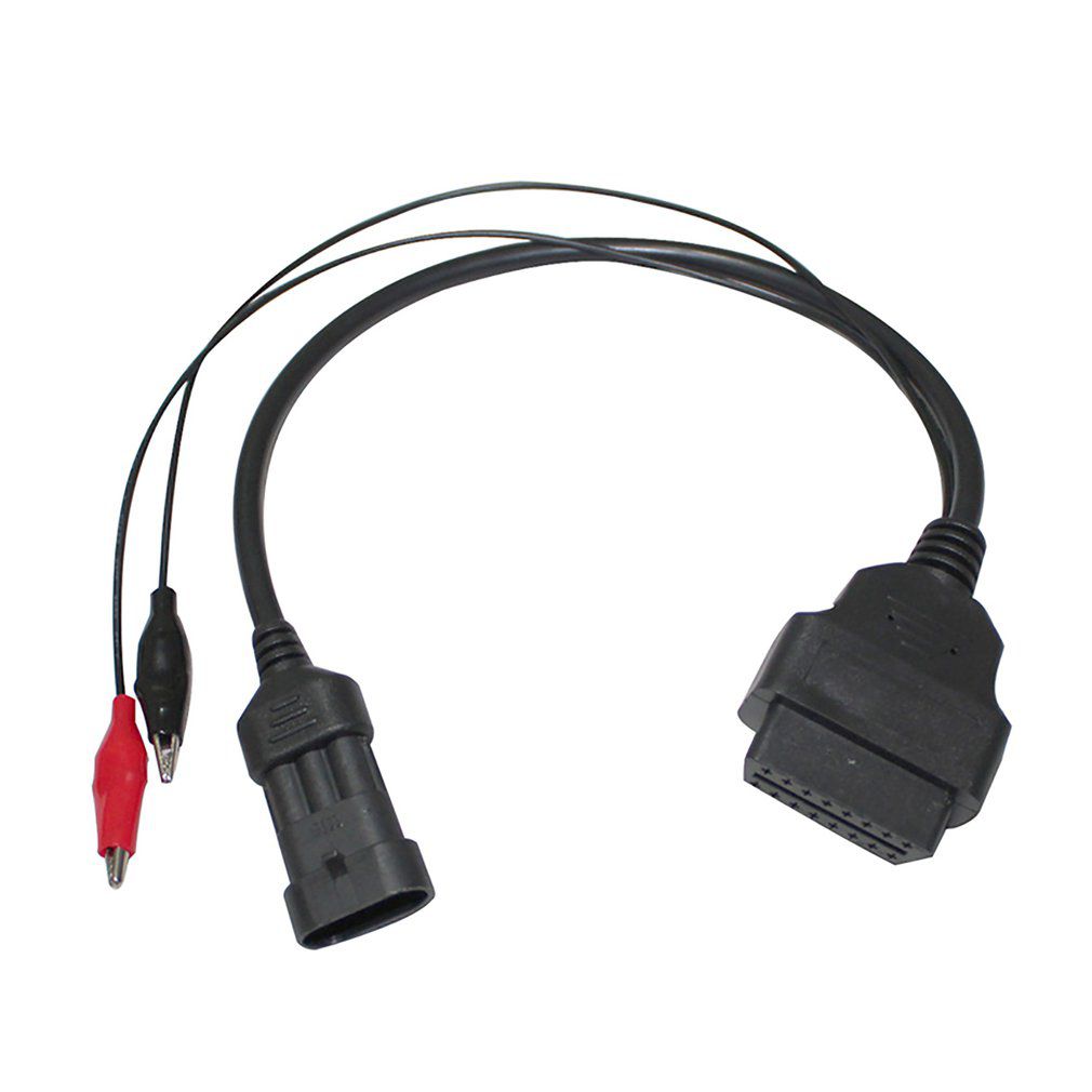 3 Pin zu 16 Pin OBD2 Adapter Stecker Diagnosekabel für Fiat Alfa Lancia Hochwertiges langlebiges OBD2 Adapter Stecker Kabel