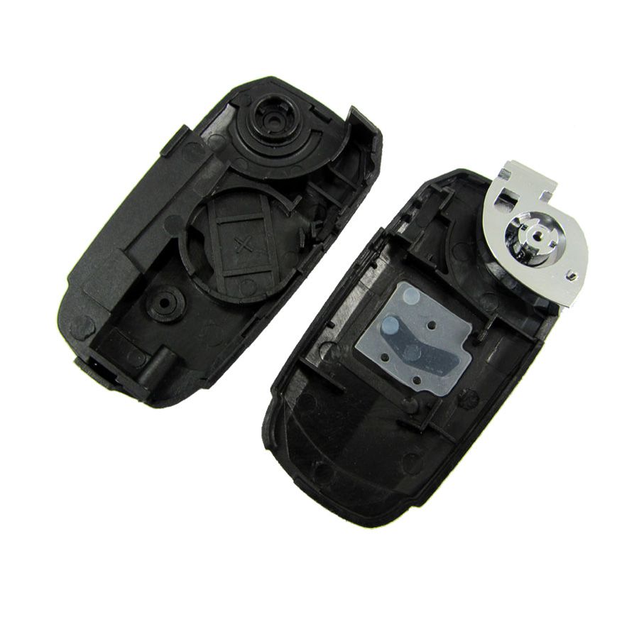 Flip Remote Key Shell 1 Button Black Color for Fiat 5pcs /lot