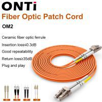 ONTi 1000Mbps Multimode LC-LC Fiber Patch Cable UPC LC-ST Optical Fiber Jumper Duplex OM2 3m 10m 30m