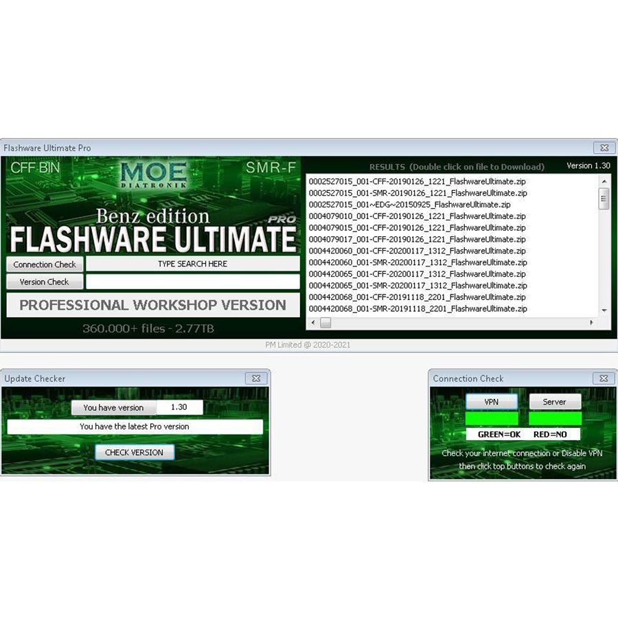Flashware Ultimate Pro und CBFWare Ultimate Pro 1 Jahr Full Unlimited PRO Access (365 Tage) für alle Mercedes Benz Workshop