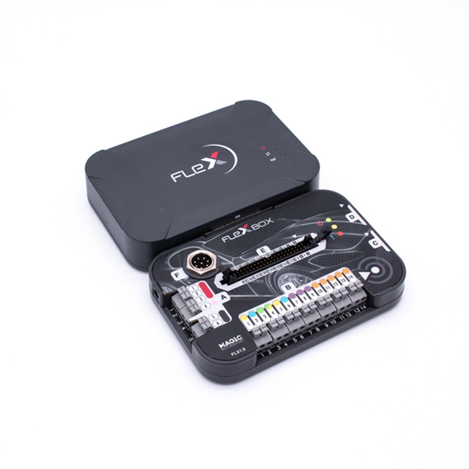 Magic Motorsport FLEX ECU & TCU Programmer Hardware Kit – Flex OBD Bench ECU Master Software für Autos, Vans und Motorräder