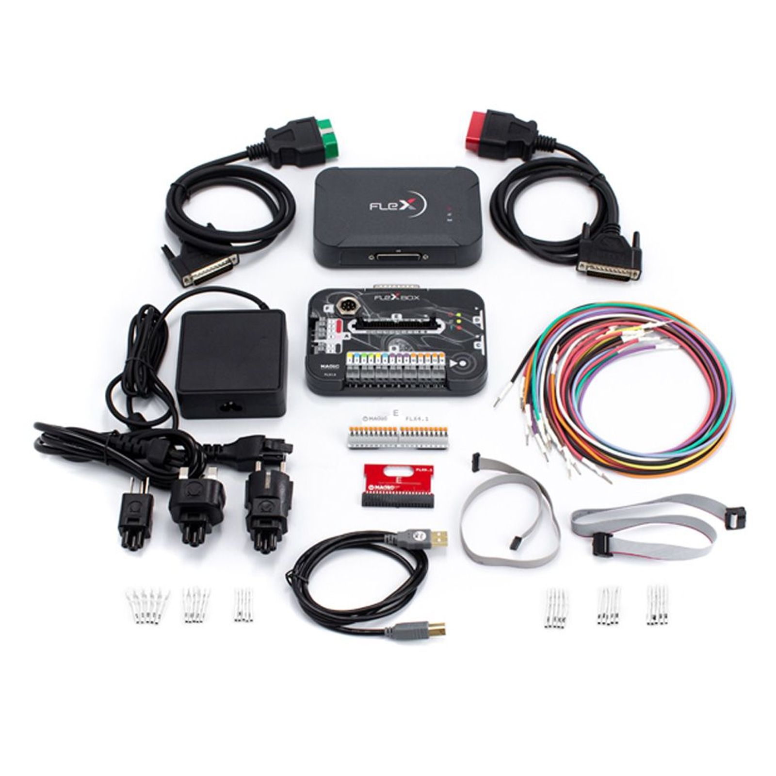 Magic Motorsport FLEX ECU & TCU Programmer Hardware Kit – Flex OBD Bench ECU Master Software für Autos, Vans und Motorräder