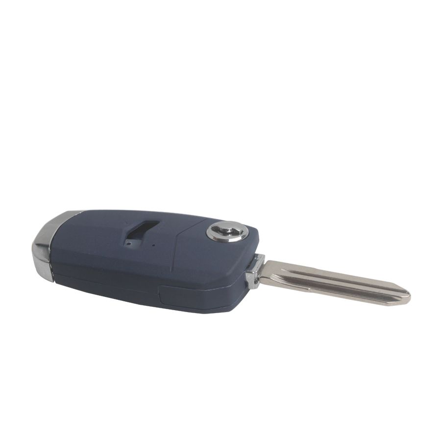 Flip Remote Key Shell 1 Button Blaue Farbe Internes Klonen für Fiat 5pcs /lot