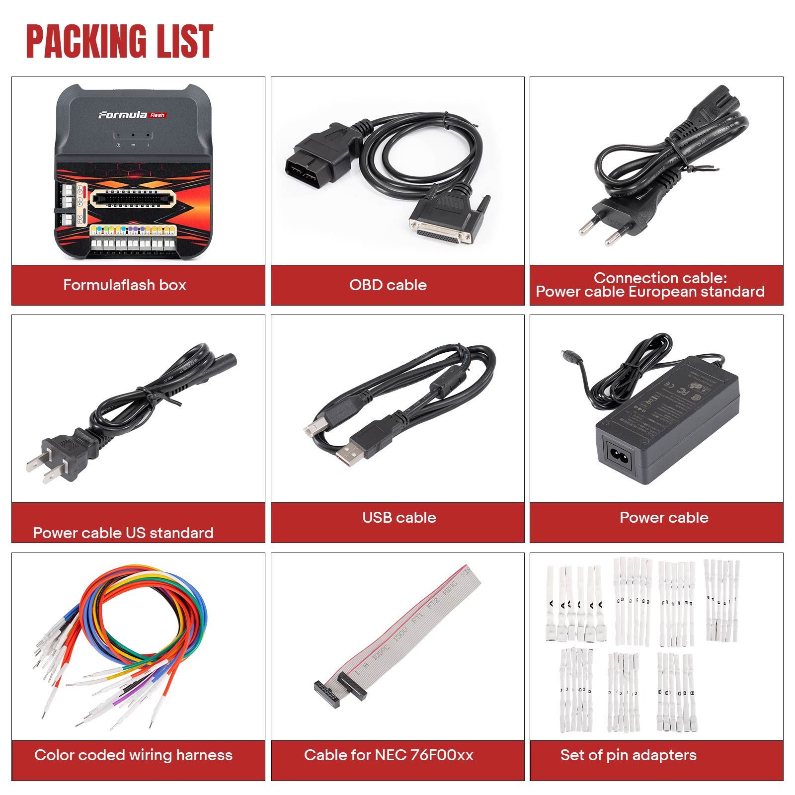FormulaFLash V1.1.7.0 ECU TCU Chip Tuning Programmer – Update Online und Bench Boot Read und Write EEPROM / FLASH für Fahrzeuge