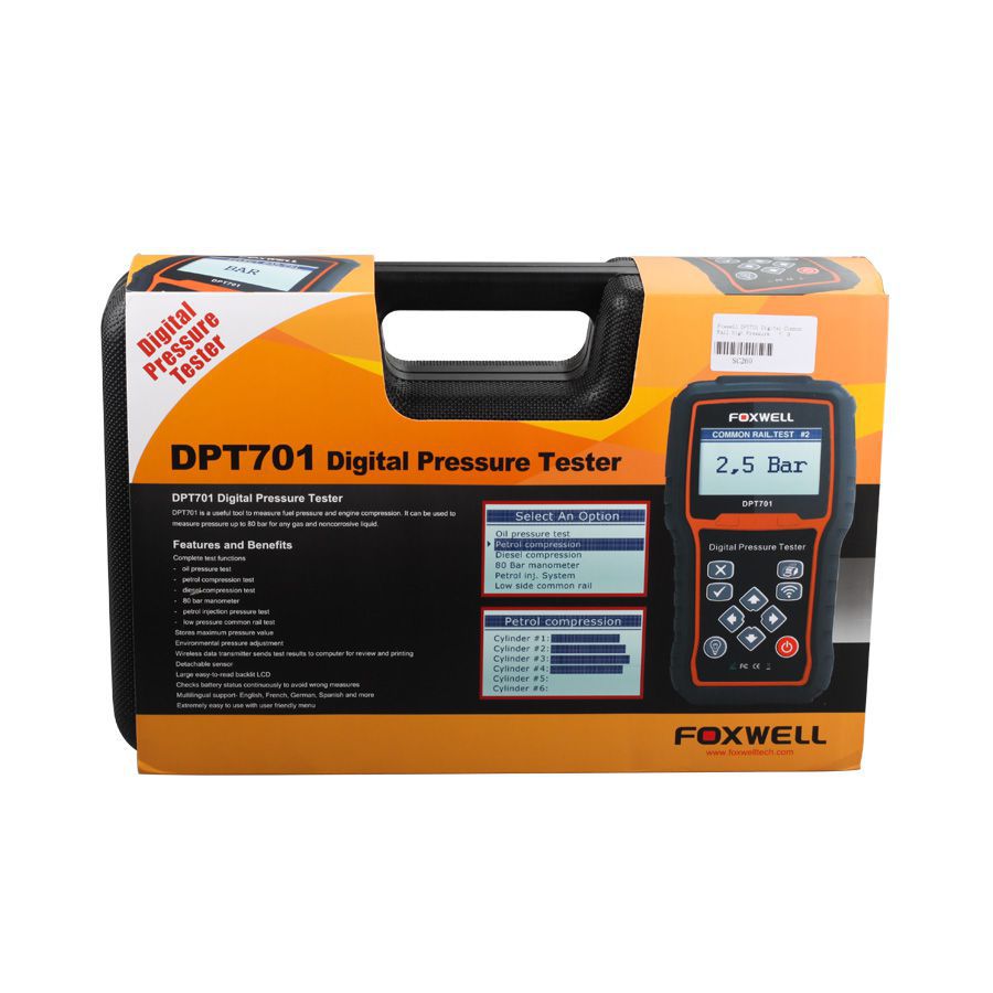 Foxwell DPT701 Digital Pressure Tester