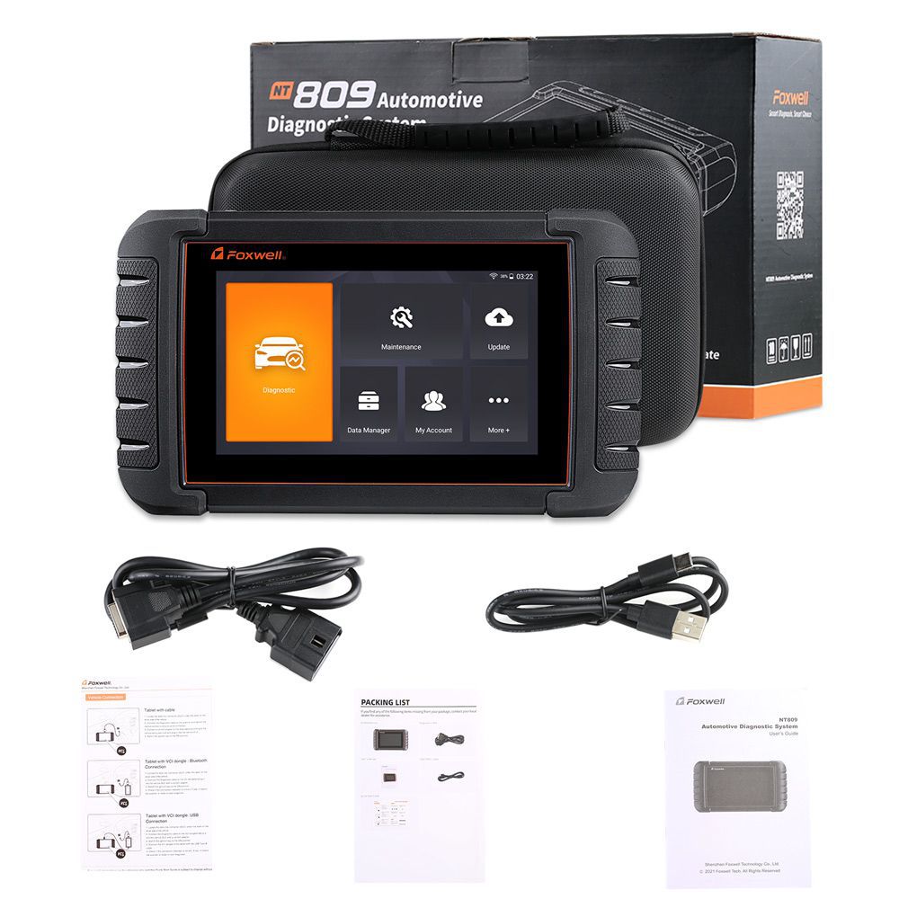 Foxwell NT809 All System Diagnostic Tool mit 28 Reset Service Funktionen