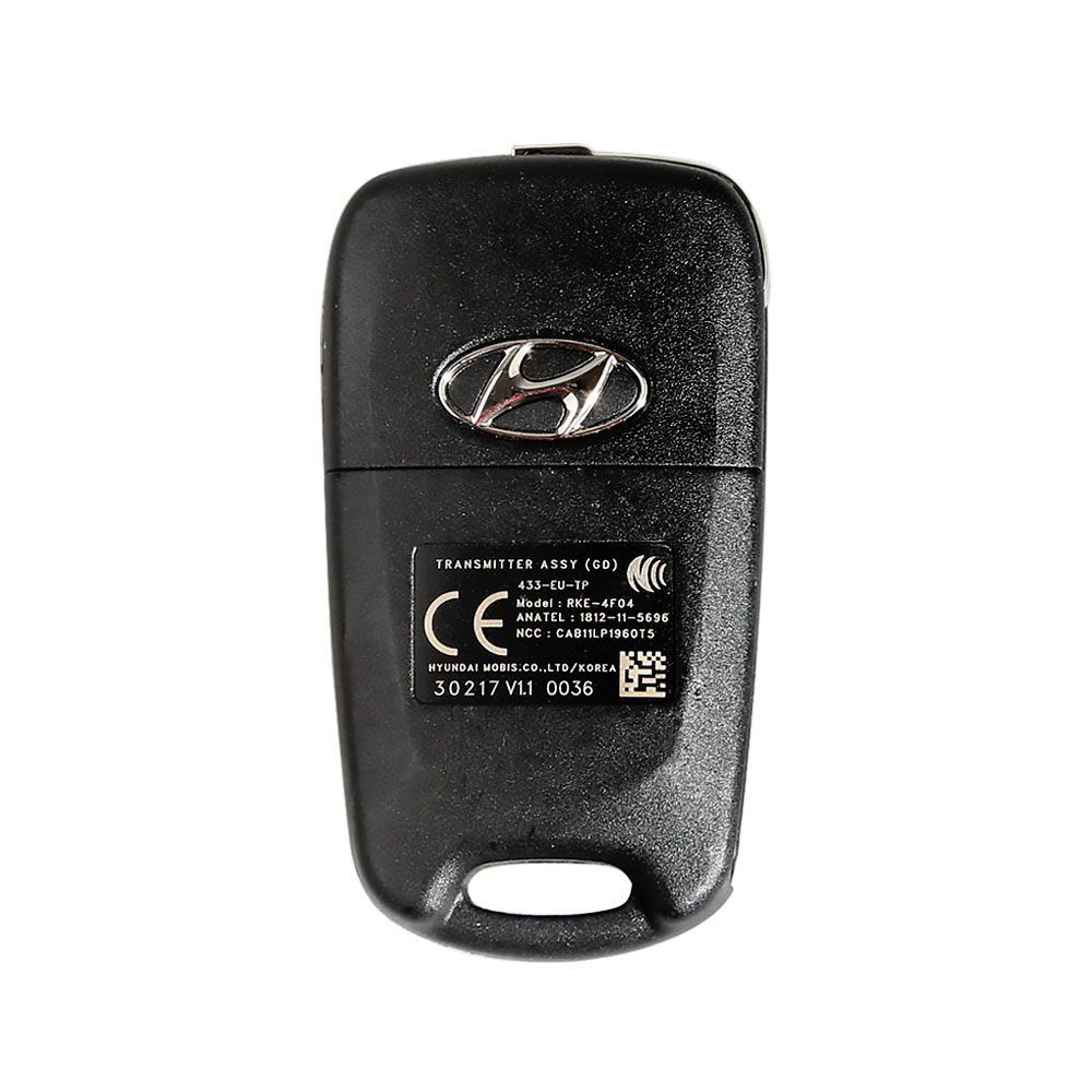 Echte Hyundai i30 3 Buttons Flip Remote Key 2012+ 433MHZ 4D60 Chip RKE-4F04(GD) 95430 A5100