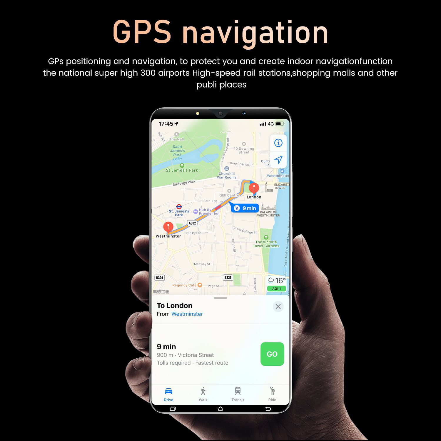 Global Version P50 Pro 5.3 Inch Smartphone 12G+512G Android Phone 4950mAh Face Unlock Mobilelephone Unterstützt Google GPS 5G Phone