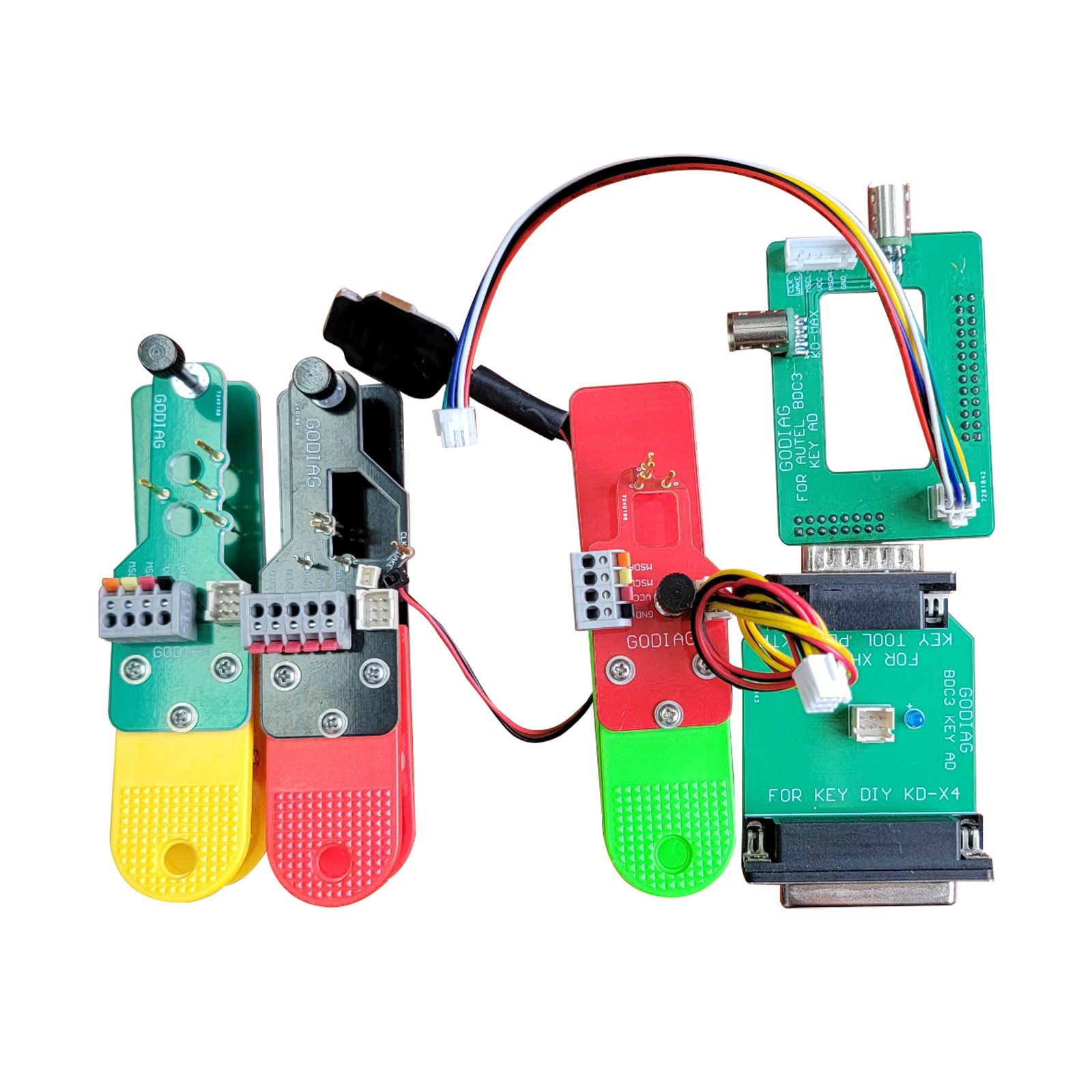 2026 GODIAG BDC3 Adapter Kit Unterstützung BDC03-Schlüssel / BCP U-Schlüssel / BDC3 LCD-Schlüssel für die Verbindung von XHORSE-, AUTEL-, KEYDIY-, KYDZ-Geräten