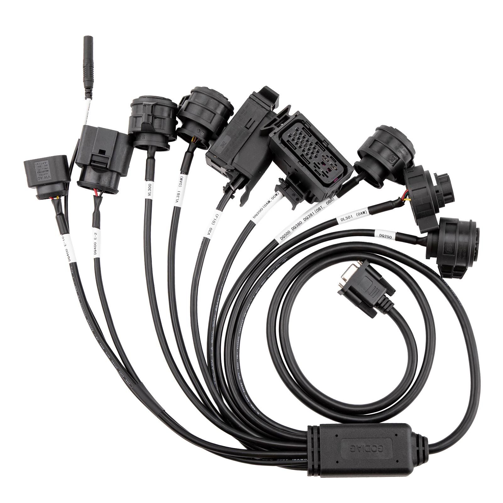 GODIAG Gearbox Cable 8-in-1 Set for V-A-G V30/ DQ200/ DL501/ VL300/ VL381/ DQ500/ DQ250/ DQ380/ DQ381/ DQ400E