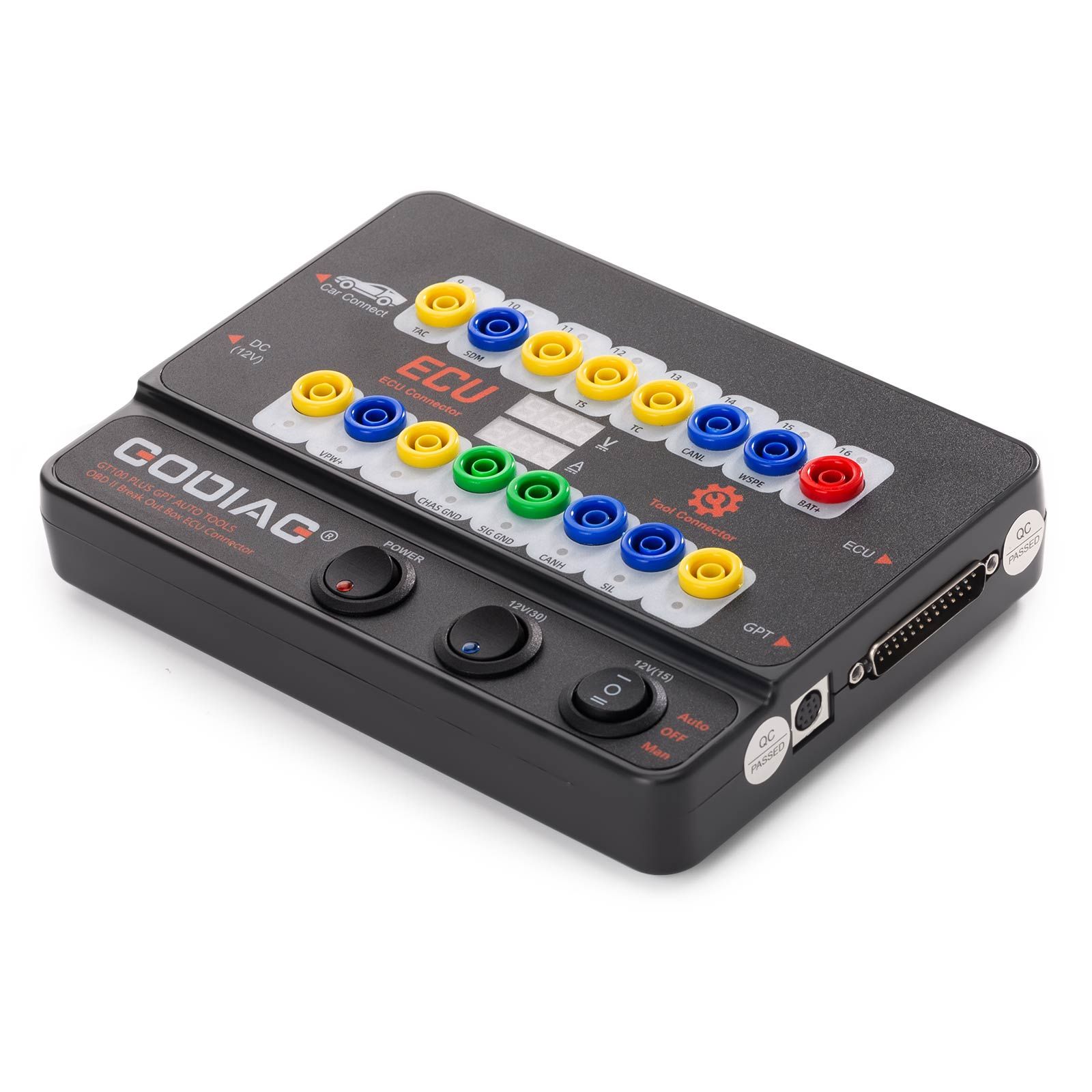 2025 GODIAG GT100 PLUS GPT ENET DOIP 24V-12V AUTO TOOLS OBD II Break Out Box ECU Connector