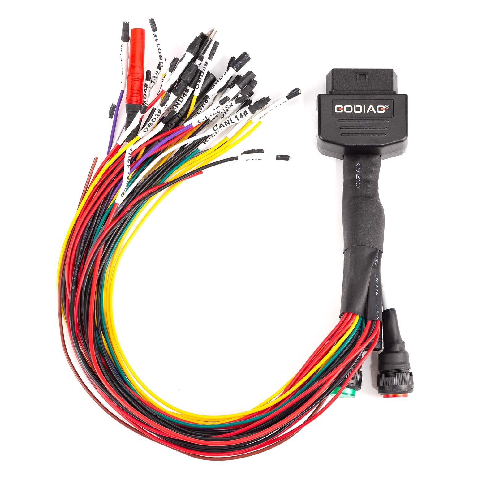 GODIAG ECU IMMO Prog AD GT105 II Break Out Box ECU Connector + Full Protocol OBD2 Universal Jumper Breakout Tricore Cable