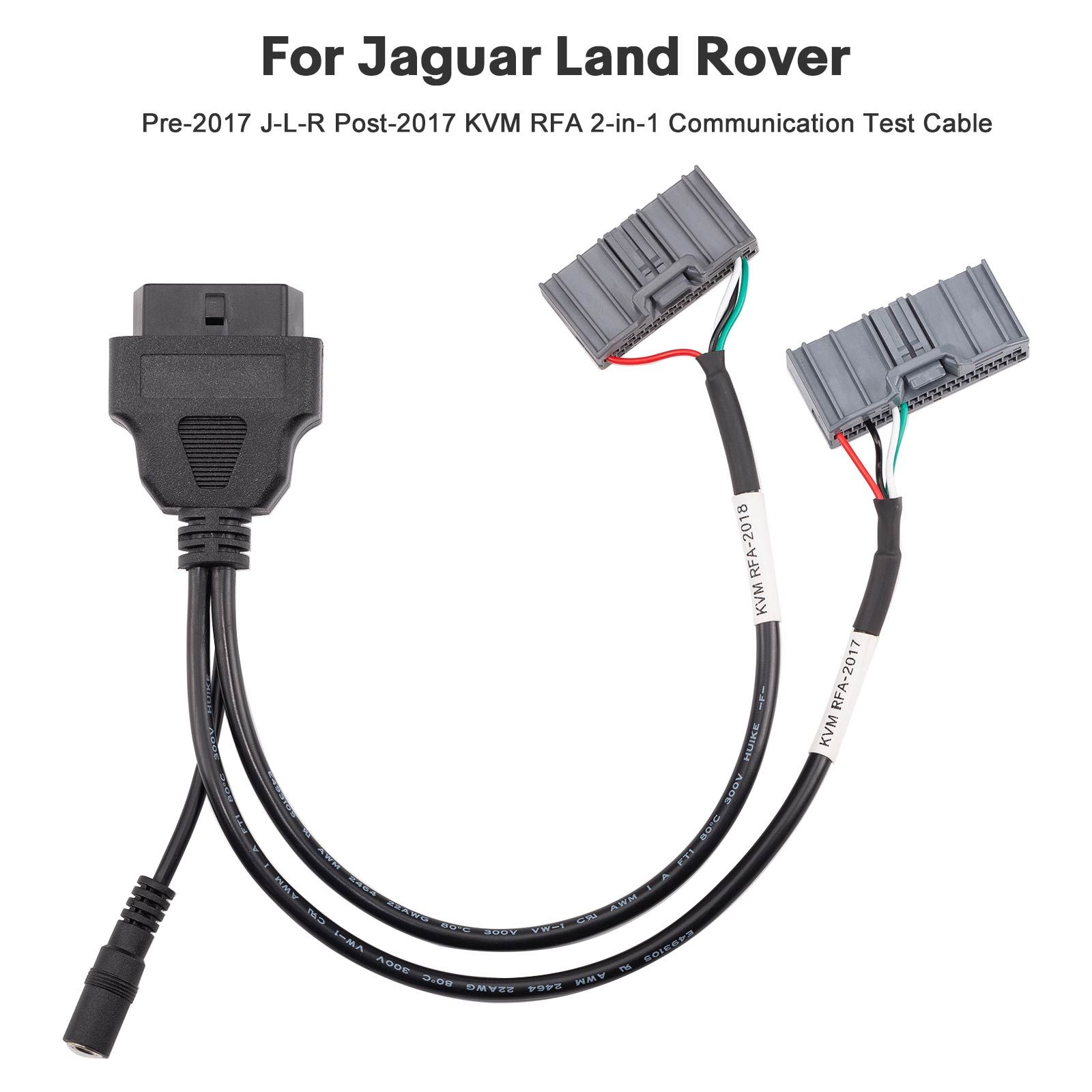 2025 GODIAG Jaguar Land Rover Pre-2017 J-L-R Post-2017 KVM RFA 2-in-1 Communication Test Cable