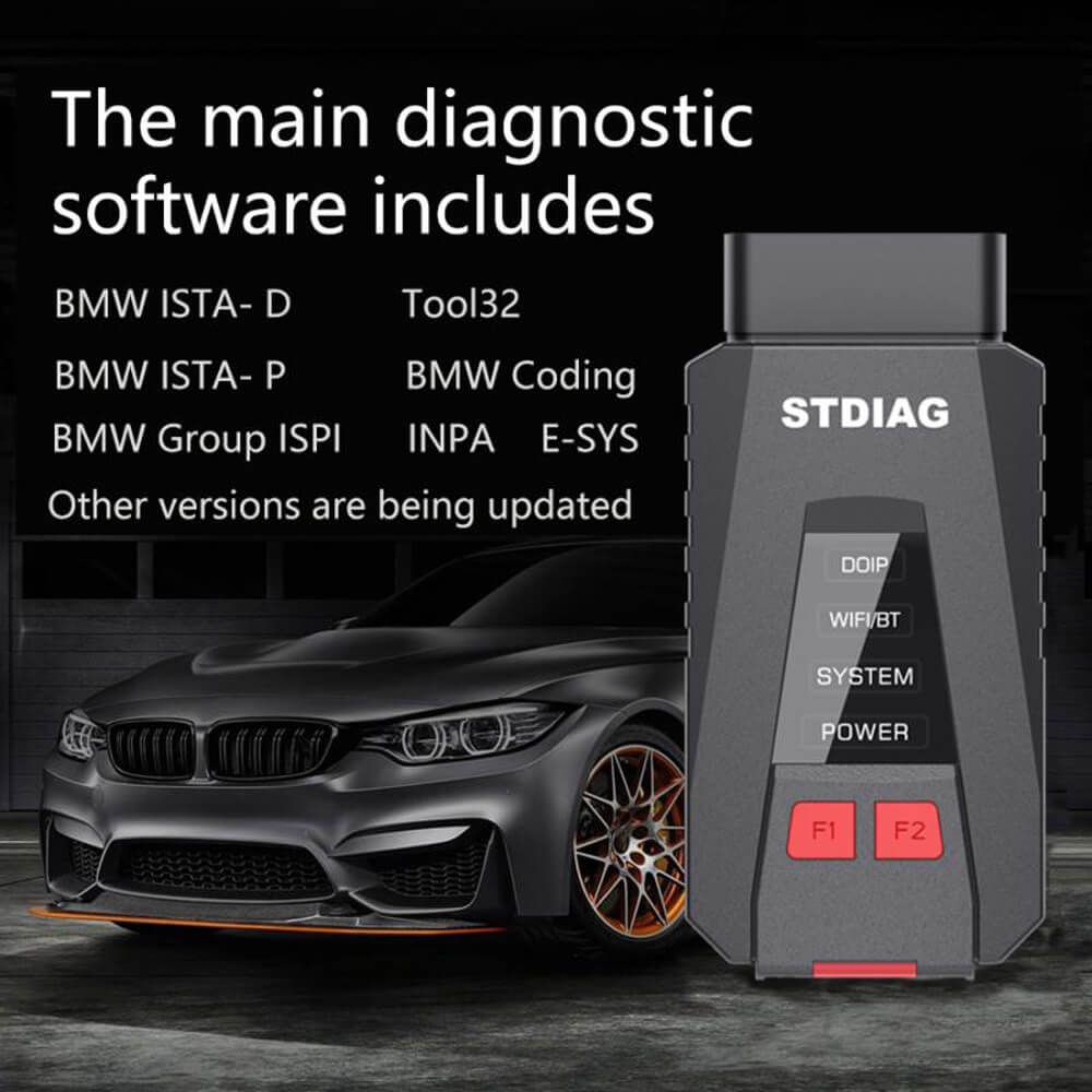 GODIAG V600-BM BMW Diagnose und Programmierung mit V2021.3 Software ISTA-D 4.28.20 ISTA-P 3.68.0.0008 500GB HDD