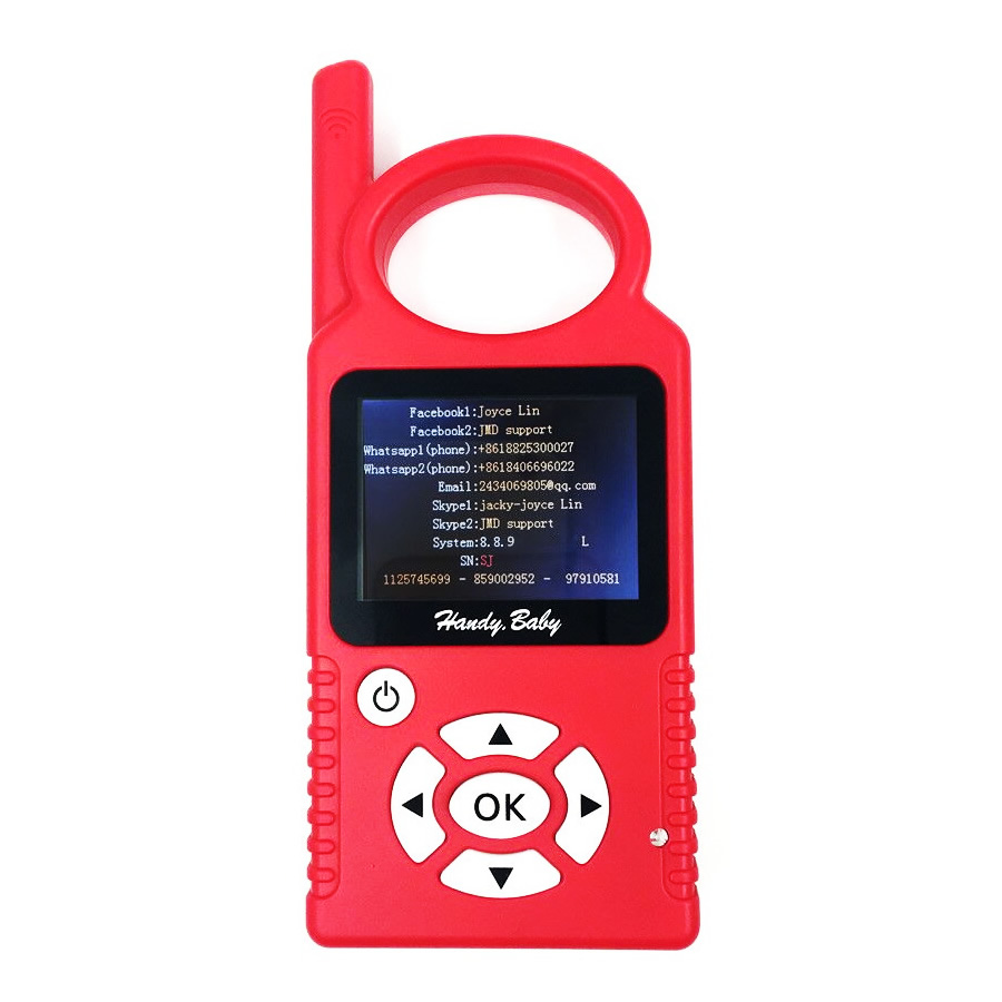 V8.8.9 Handy Baby Hand held Car Key Copy Auto Key Programmer für 4D /46 /48 Chips Support Multi -Sprachen