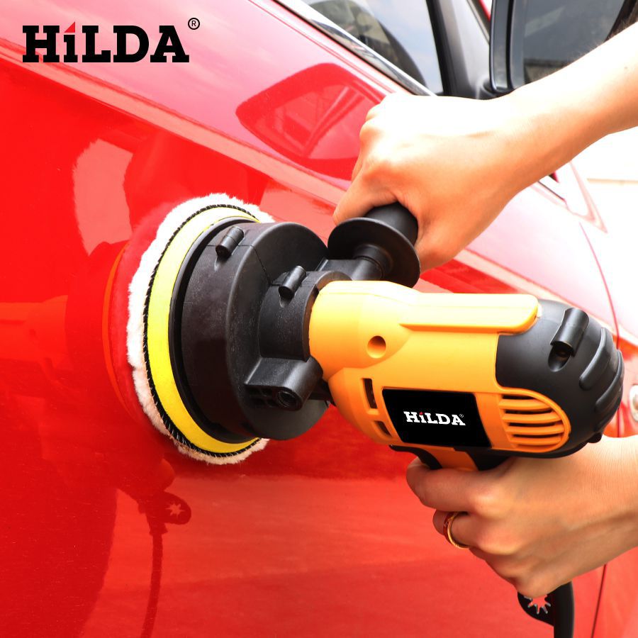 HILDA Car Polisher Machine Auto Polishing Machine Einstellbare Geschwindigkeit Sanding Waxing Tools Auto Zubehör Power Tools