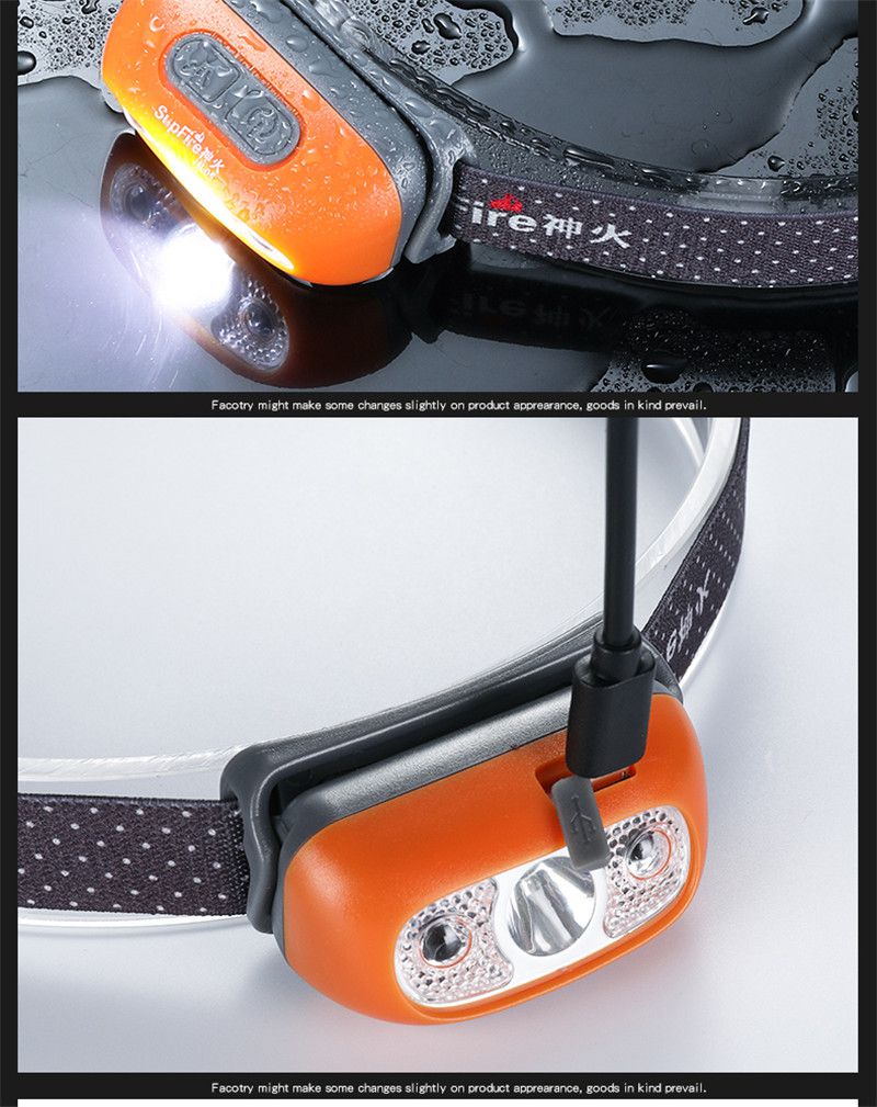 Scheinwerfer USB wiederaufladbare Scheinwerfer Lanterna LED HL05 Taschenlampe