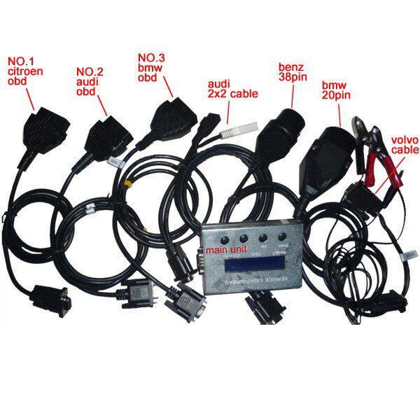10 in 1 service light and airbag reset tool cable deatils