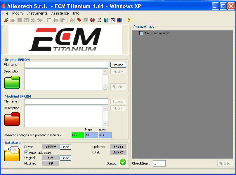 ECM TITANIUM 1.62 with 18475 Driver