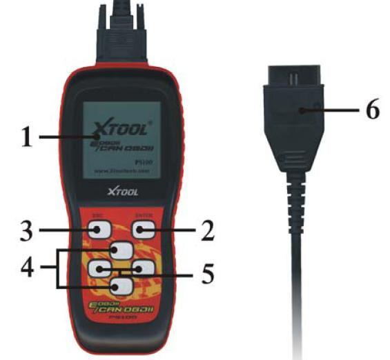 Xtool Scanner ps100 OBDII Fehlercodescanner