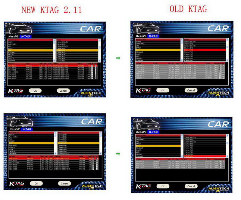 New KTAG Compare to Old KTAG