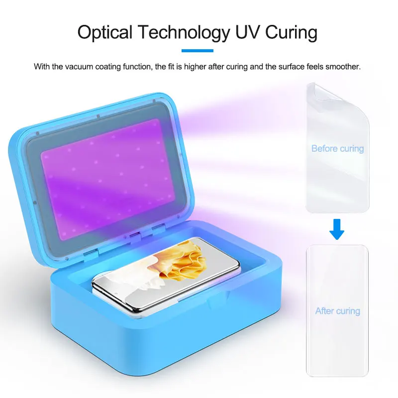 SUNSHINE S-918B SE Intelligent Vacuum UV Filming Machine UV Curing Vacuum Holding Machine for Film Application Repair Tools