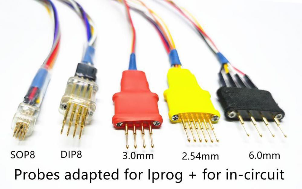 V84 Iprog+ Pro Programmer mit Sonden Adapter für in-Circuit ECU