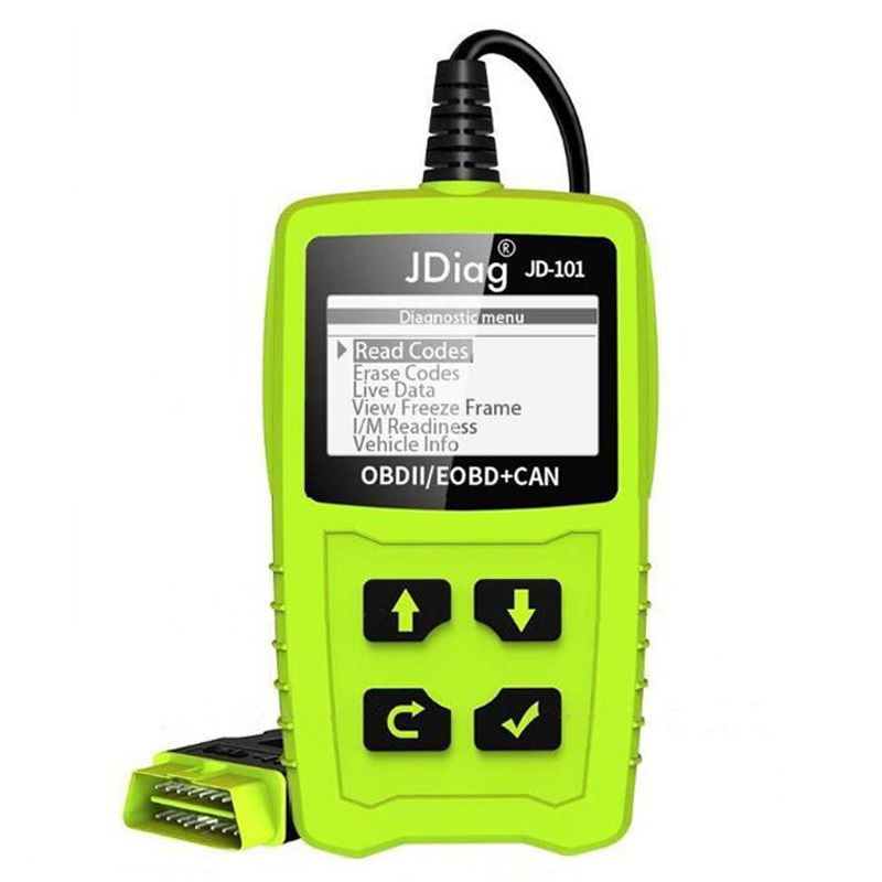 JDiag JD101 Code Reader Engine Scan Tool Check Engine Light Car Diagnostic Tool OBD2 Scanner Automotiz Mit Battery Test