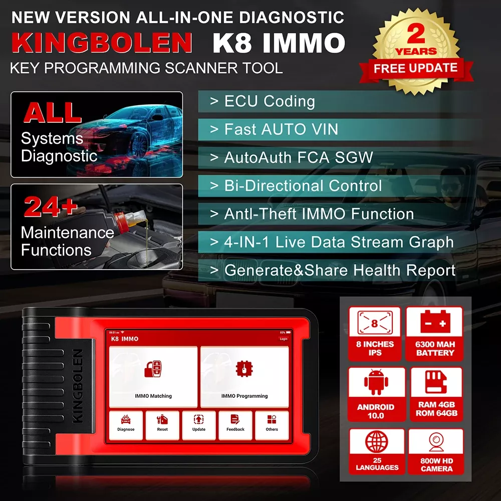 K8 IMMO Schlüssel Programmierwerkzeug Auto Immobilizer Programmierer Alle System Diagnosewerkzeuge pk LAUNCH IMMO Elite X-PROG 3