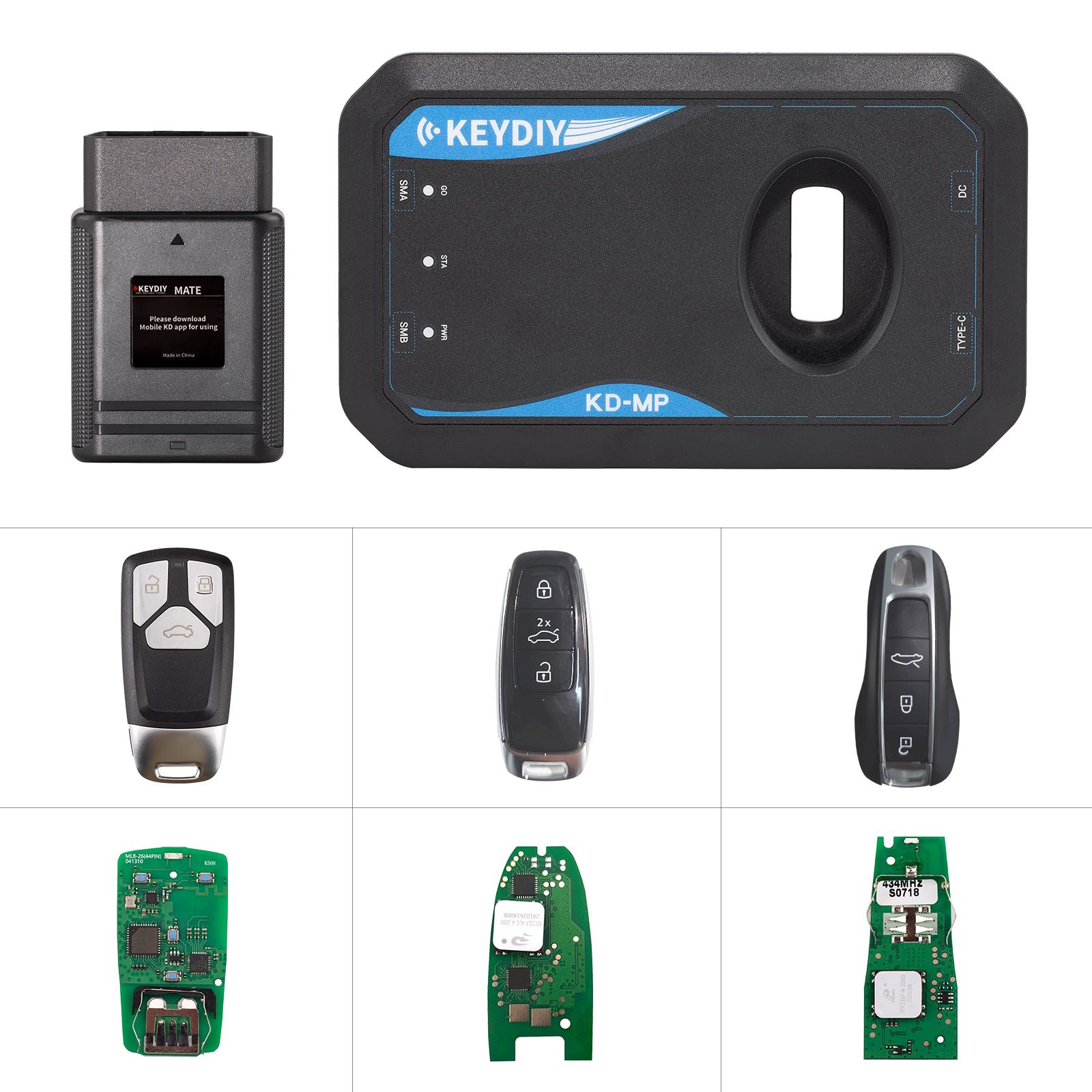 KEYDIY KD-MP 5-in-1 Promotion Package Kit KEYDIY KD-MP + KD-MATE + MLB08 + MLB19 + MLB26 Remotes