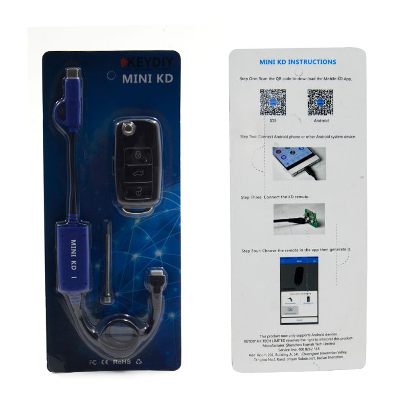 Keydiy Mini KD Mobile Key Remote Maker Generator für Android & IOS System