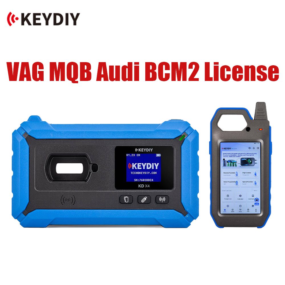 2026 KEYDIY VAG MQB (MQB48, MQB49 5C, 5D) und Audi BCM2 Schlüsselprogrammierlizenz