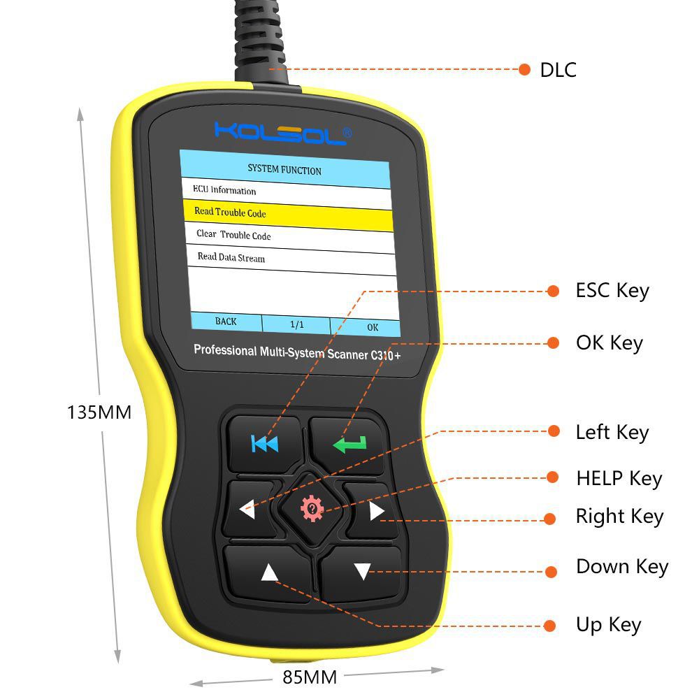 KOLSOL C310 Full System Scan Tool Code Scanner für BMW