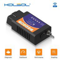 KOLSOL ELM327 WIFI OBD2 Scanner V1.5 ELM327 mit Switch Car Scanner