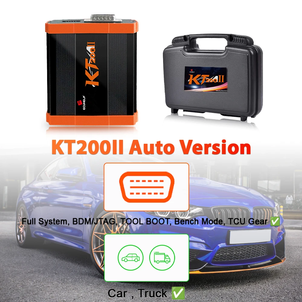 KT200II ECU Programmer KT200 II TCU Programmer Auto Version für DTC OBD BOOT BDM JTAG Chip Tuning und Flashen