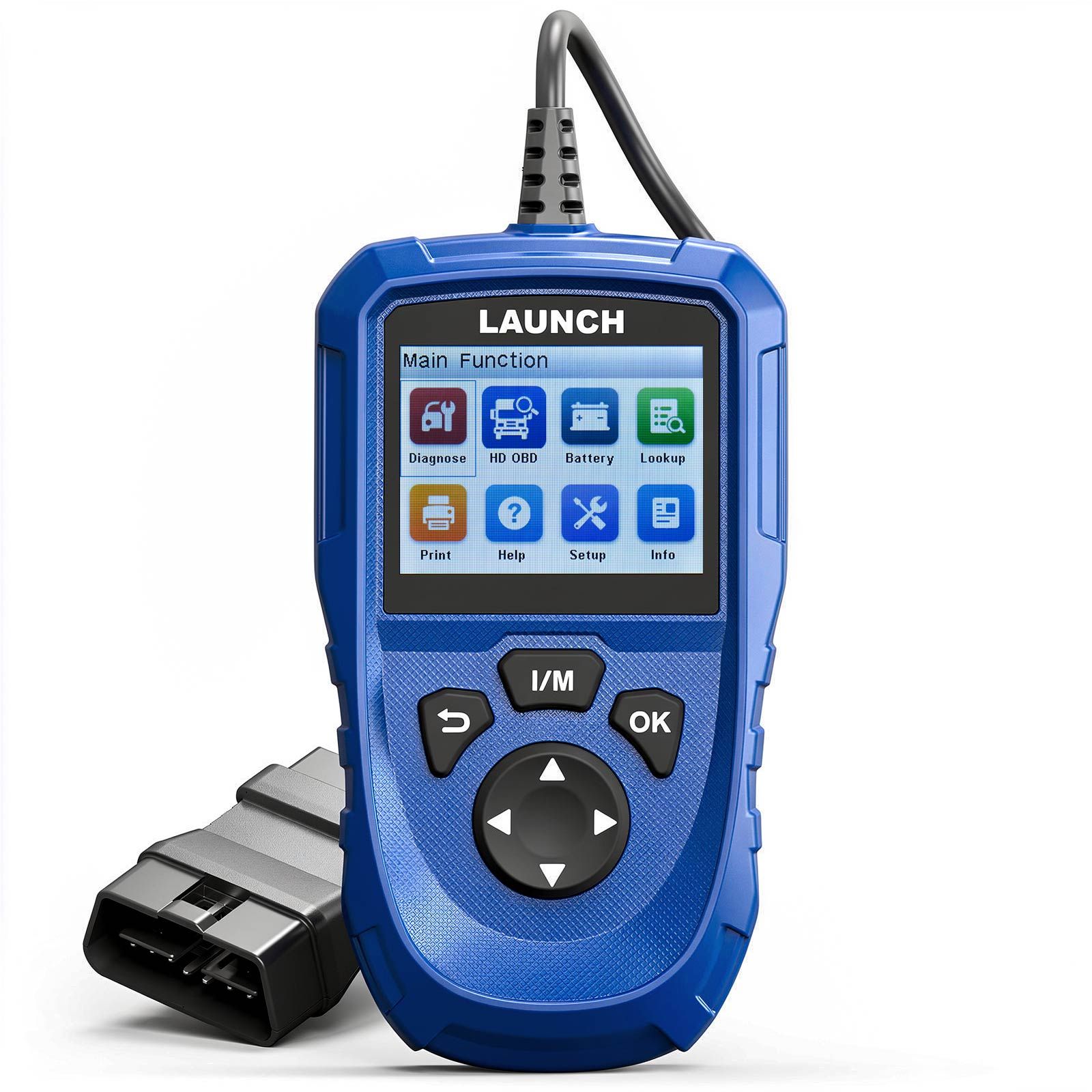 LAUNCH CR HD V2 Commercial Vehicle E-commerce Standard Configuration Supports HD OBD & EOBD  Fast Fault Code Reading/Clearing, Battery Check