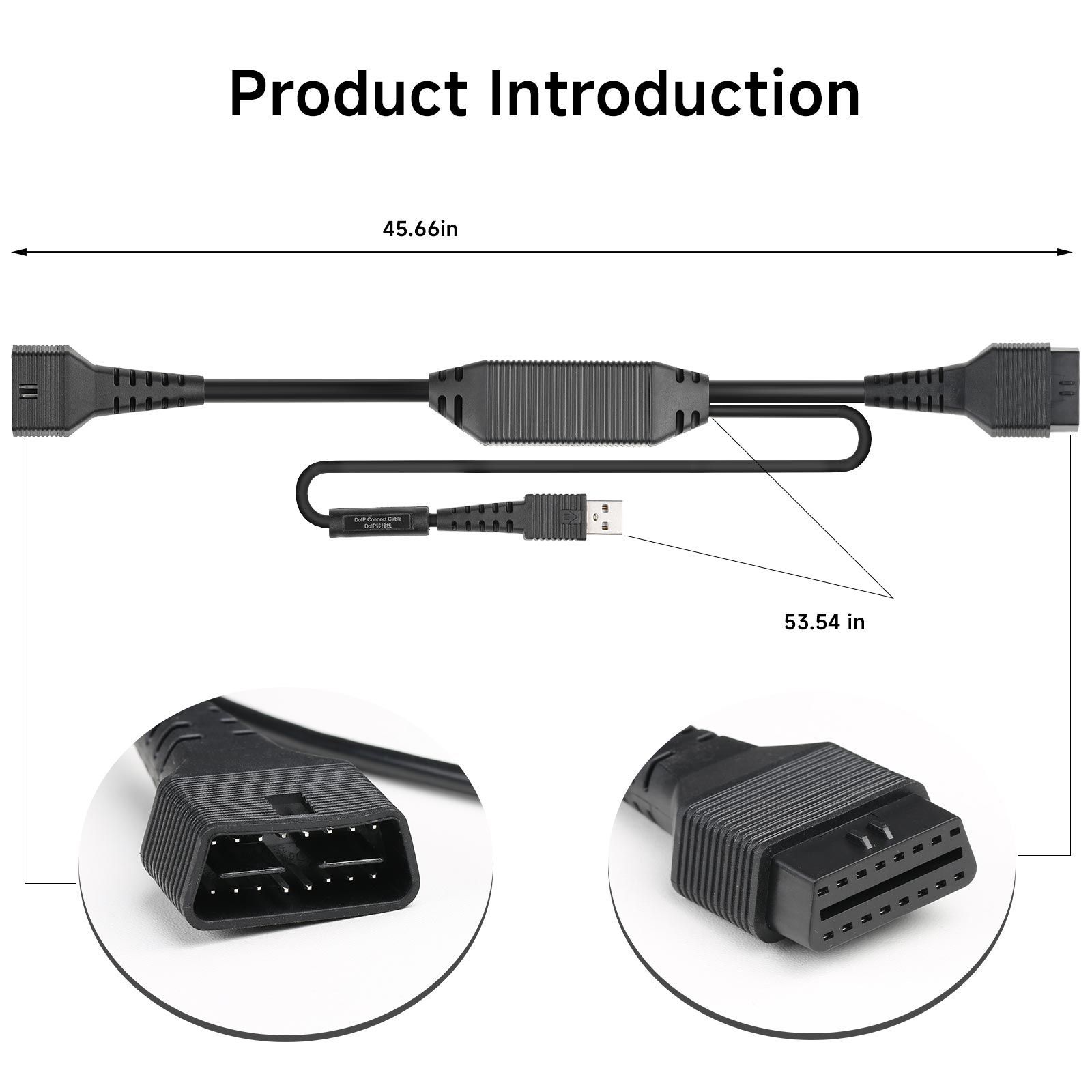 2024 LAUNCH DOIP Adapter Kabel für Geräte mit CAR VII Bluetooth Anschlüssen