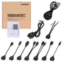 2025 LAUNCH Motorrad Diagnostik Steckverbinder Kit 2.0 für Ducati, Indian, Polaris, Sieg, Harley, Honda, Yamaha, Kawasaki, Suzuki, BMW