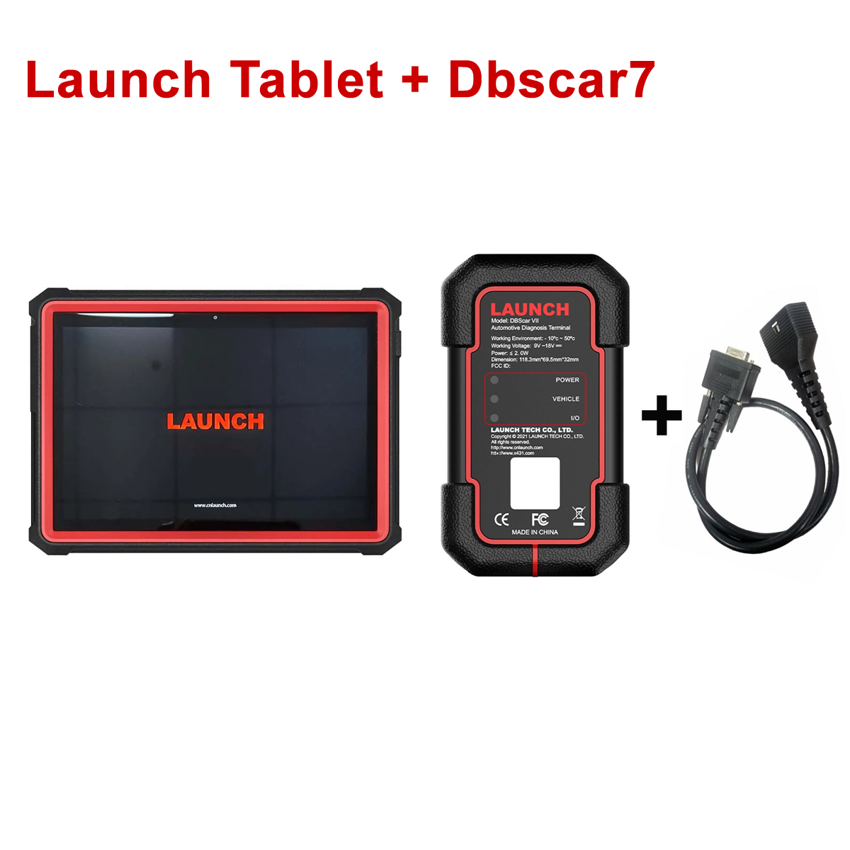 Brand New LAUNCH DBScar VII Bluetooth Connector DBSCAR 7 Support CANFD DOIP Work with Launch Tablet
