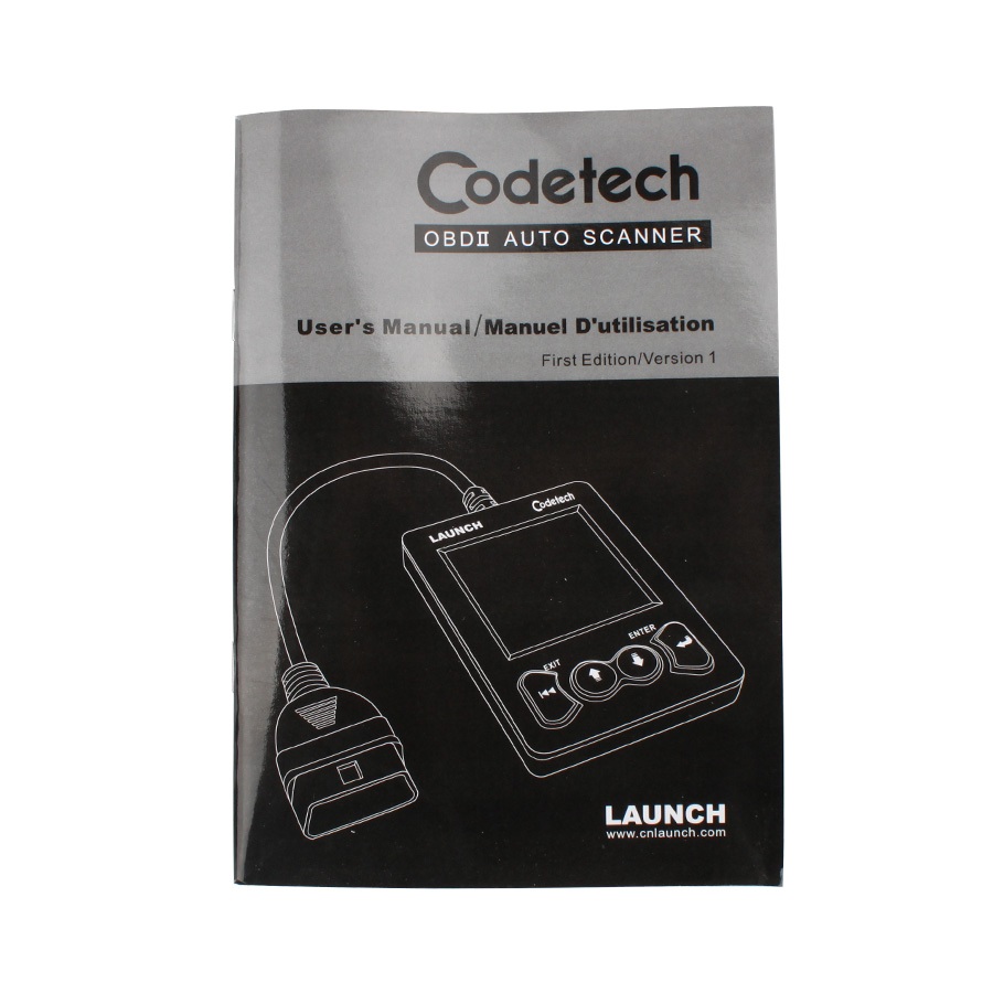 LAUNCH X431 Codetech Code Scanner Unterstützung OBDII und Definitionen