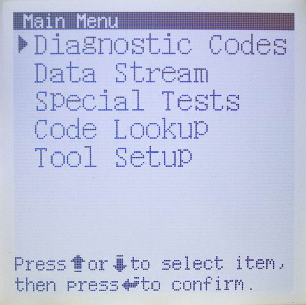 Starten Sie X431 Codetech Pocket Code Scanner Screen Display -2