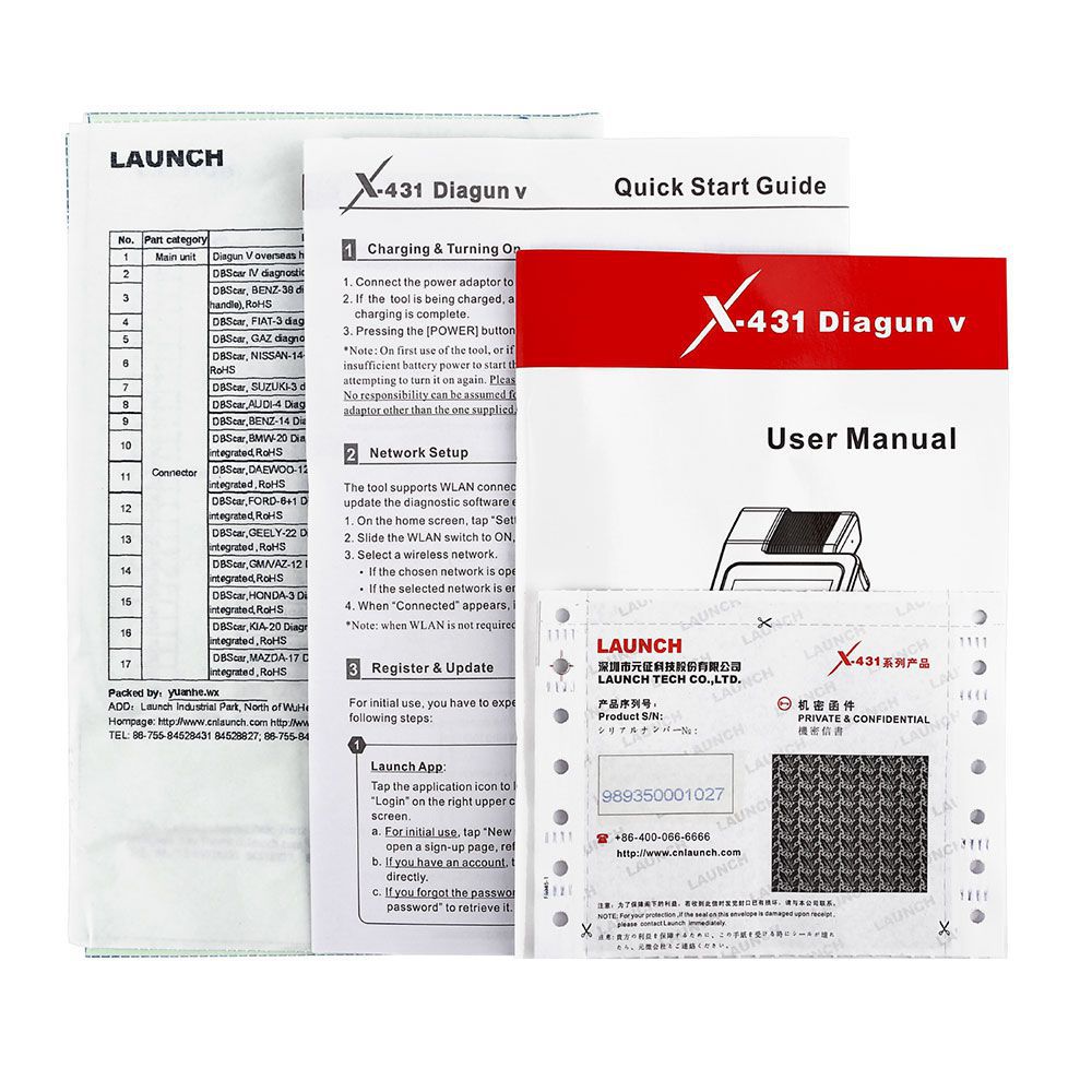 LAUNCH X431 DIAGON V Full System Scan Tool mit 2-Years Free Update Get Free EL-50448 TPMS