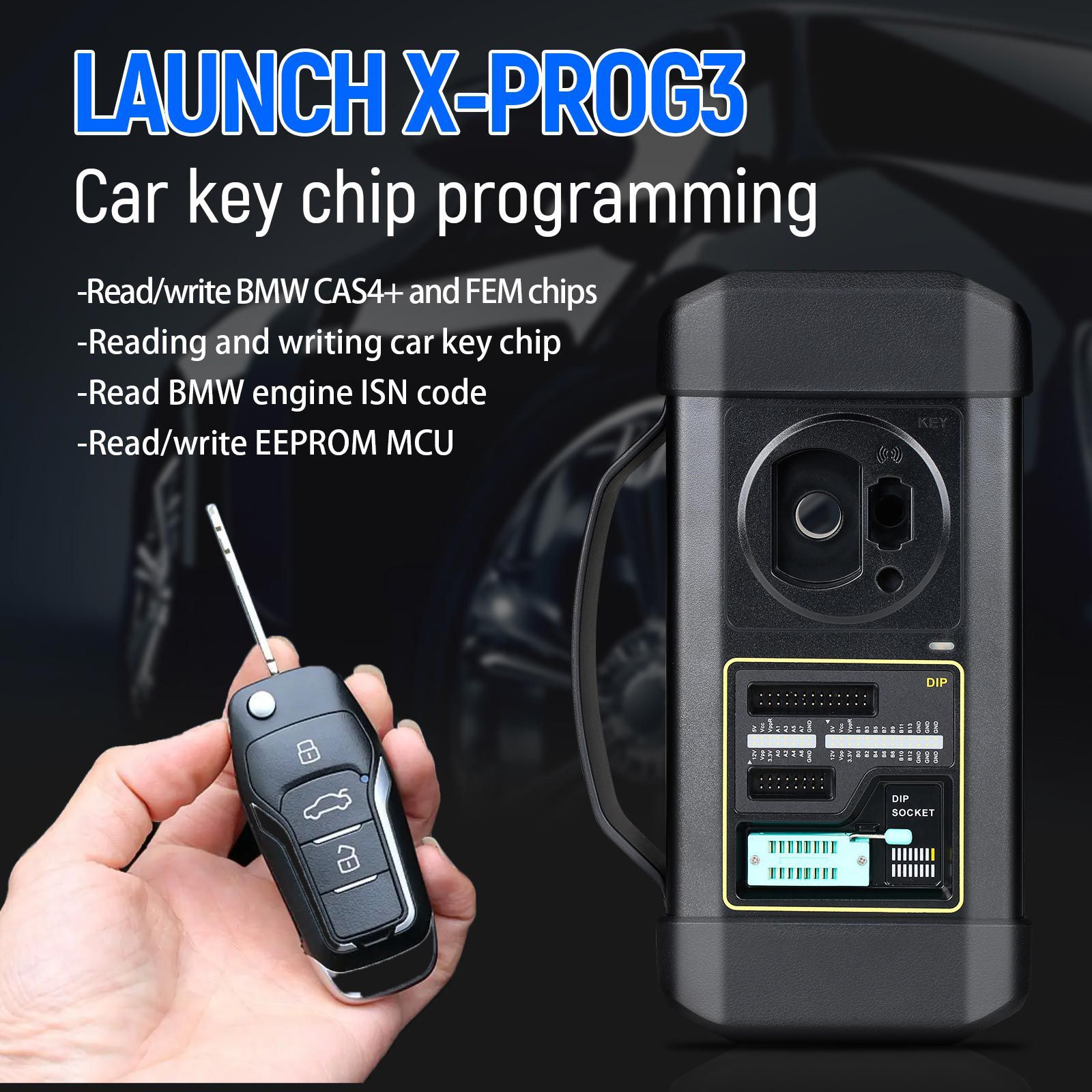 Starten GIII X-Prog 3 Advanced Immobilizer-Motor Key Programmer Plus MCU3 Adapter Arbeit an Mercedes Benz Alle Schlüssel Lost und ECU TCU Lesen