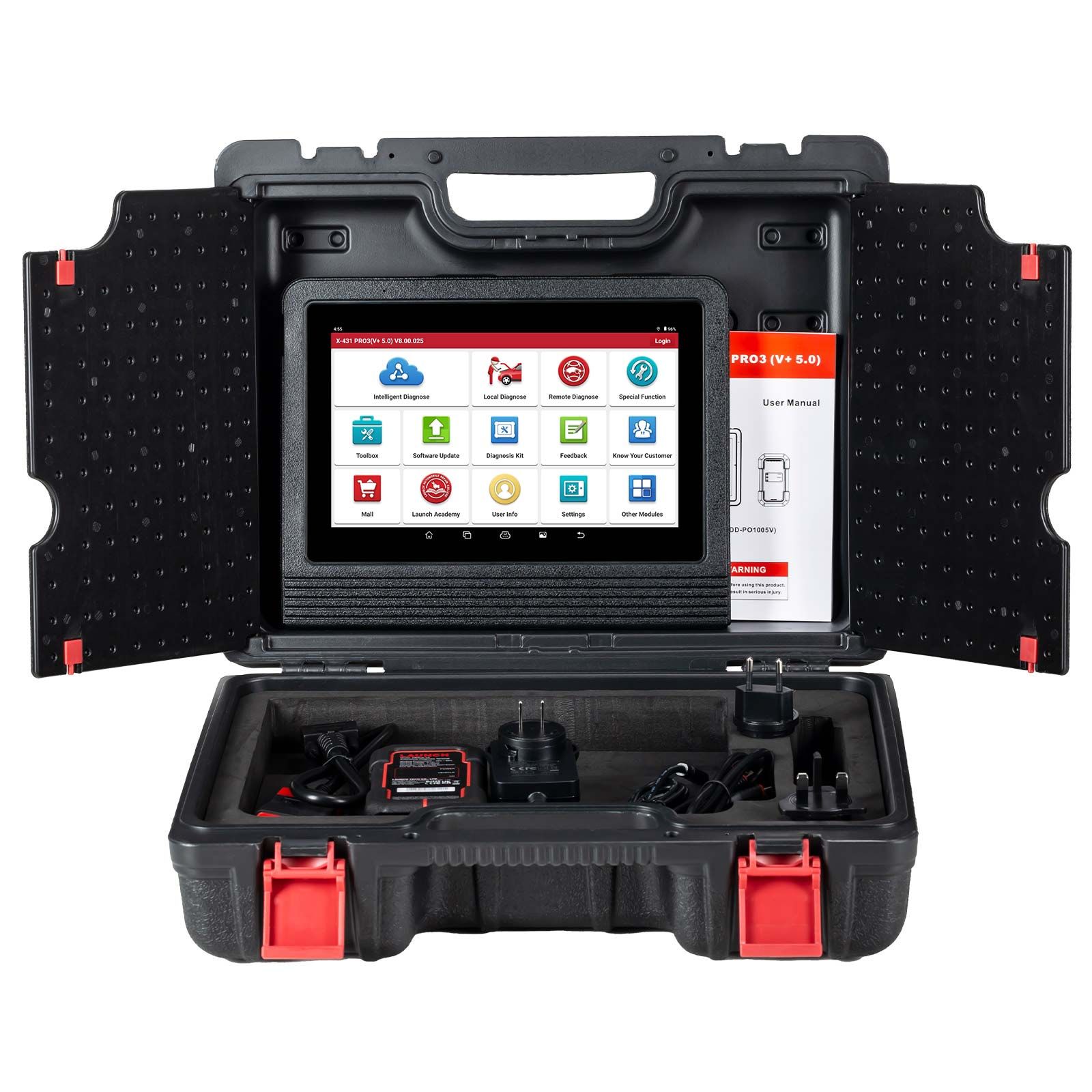Launch X-431 PRO3(V+ 5.0) Full System Bi-Directional Diagnostic Tool 10.1inch Tablet Topology Mapping 37+ Service,CAN FD