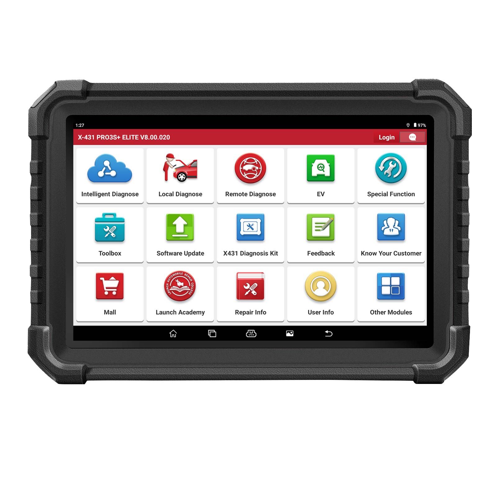 2025 LAUNCH X431 PRO3S+ Elite All-in-One Bidirectional Scan Tool with SmartLink 2.0 Support Topology Map, 60+Service CANFD/DoIP/D-PDU