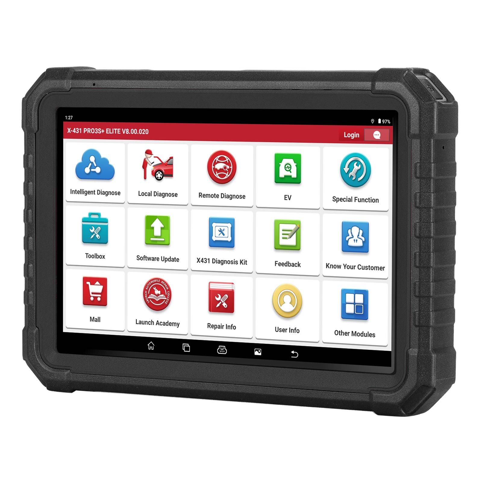 2025 LAUNCH X431 PRO3S+ Elite All-in-One Bidirectional Scan Tool with SmartLink 2.0 Support Topology Map, 60+Service CANFD/DoIP/D-PDU