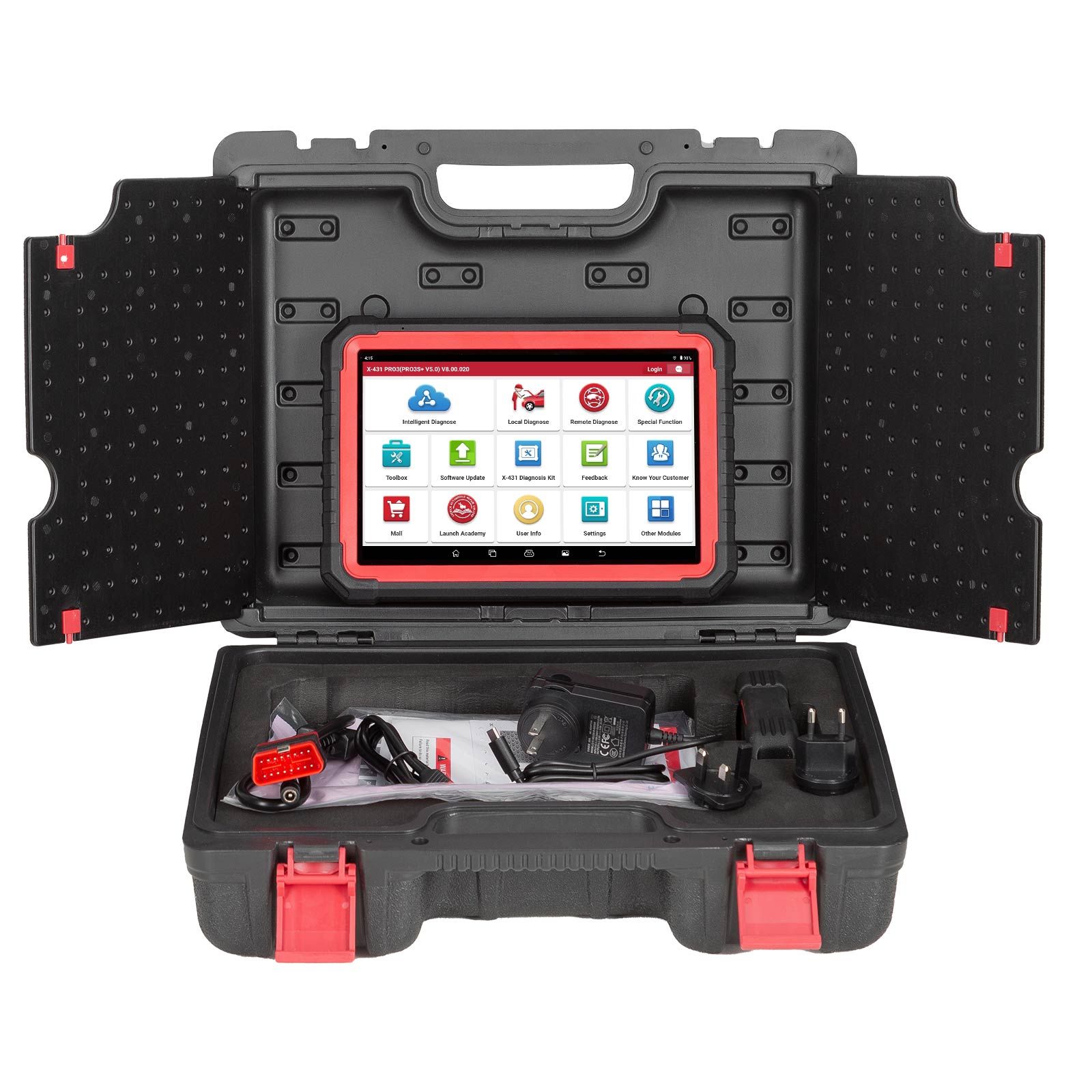 LAUNCH X431 PRO3S+ V5.0 Bi-Directional Scan Tool, 37+ Reset Service, OE-Level Full System Bluetooth Diagnostic Scanner, ECU Coding