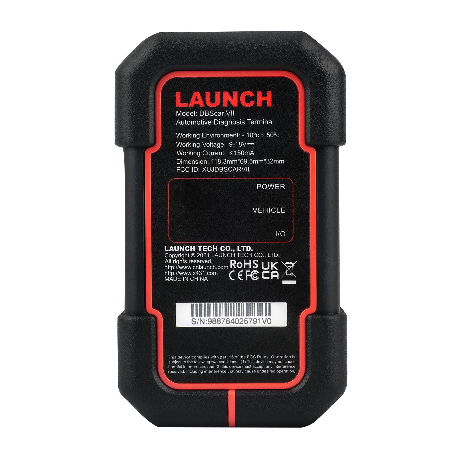 LAUNCH X431 PRO3S+ PRO3 S+ with X-431 SmartLink C 2.0 Heavy-duty Truck Module for Both 12V & 24V Cars and Trucks